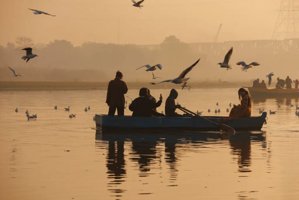 Yamuna Ghat Boating Photography