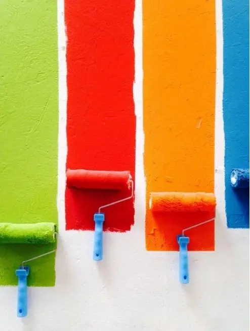 Colourful wall